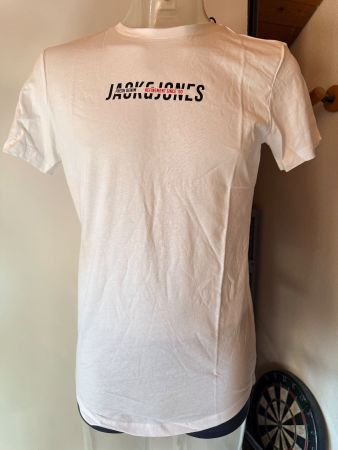 JACk & JONES, T-Shirt, Grösse S, Farbe Weiss