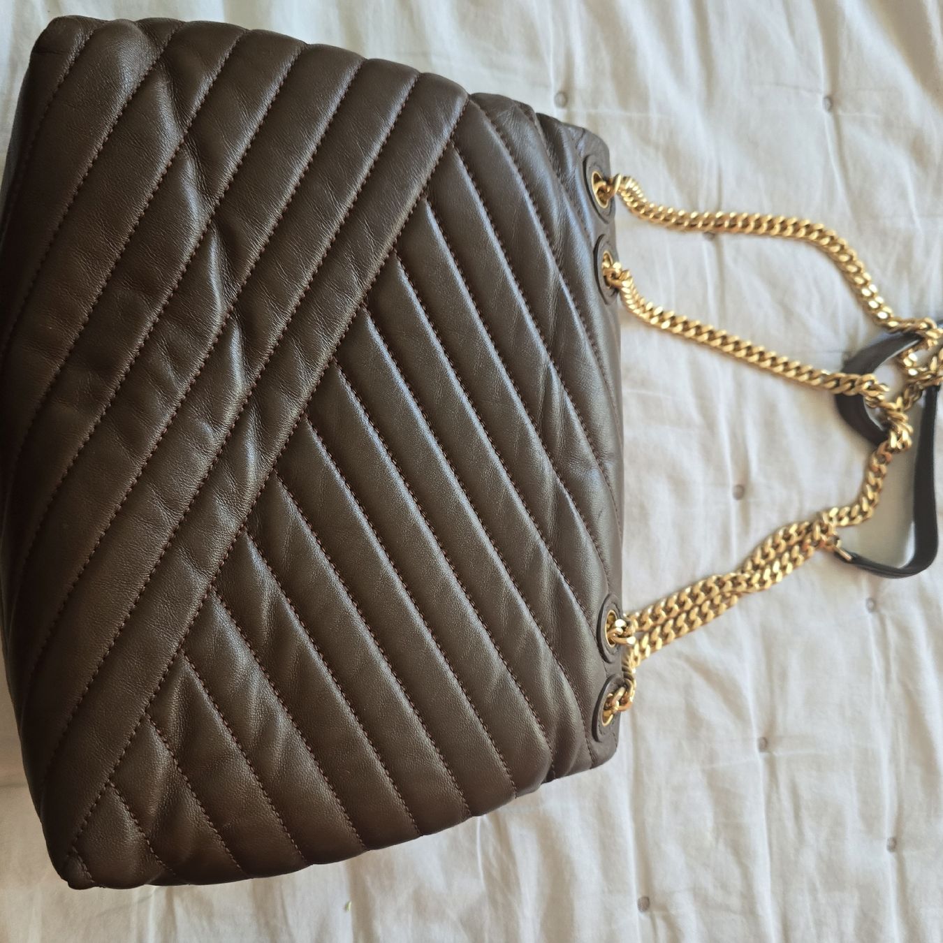 Tory Burch Taschen für Damen: Tory Burch Brown Snholder Bag – Gebraucht aus Genève von pki_p8bz 5
