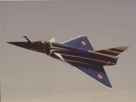 Pressefoto Dassault Mirage III NG 01 auf Kodak Fotopapier