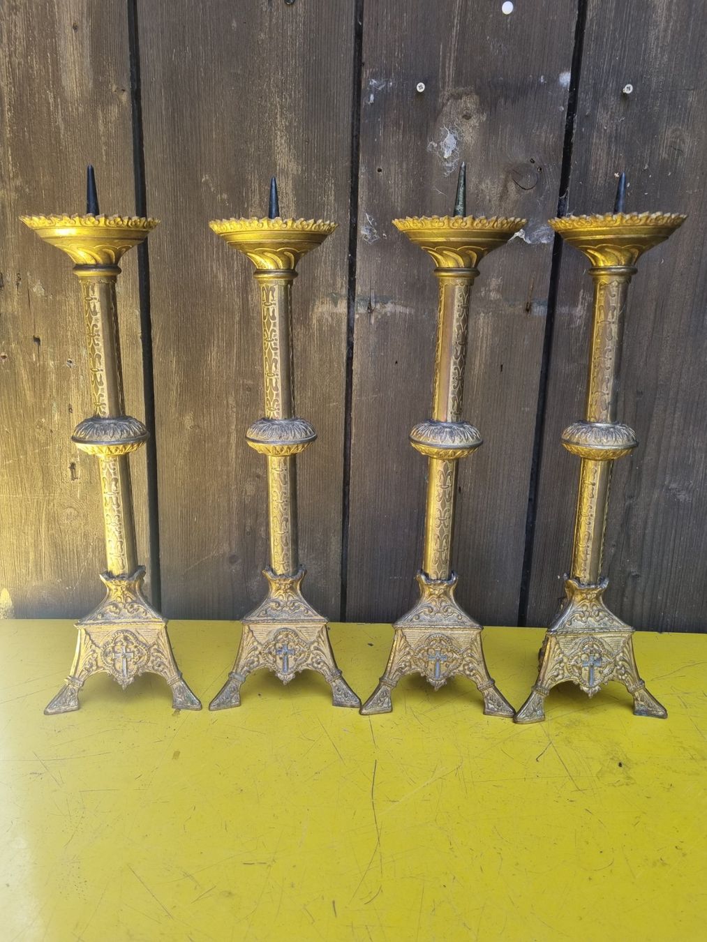 Portacandele: 4 Kerzenständer Religion – Usato da Schaffhausen venduto da Leveron13 4