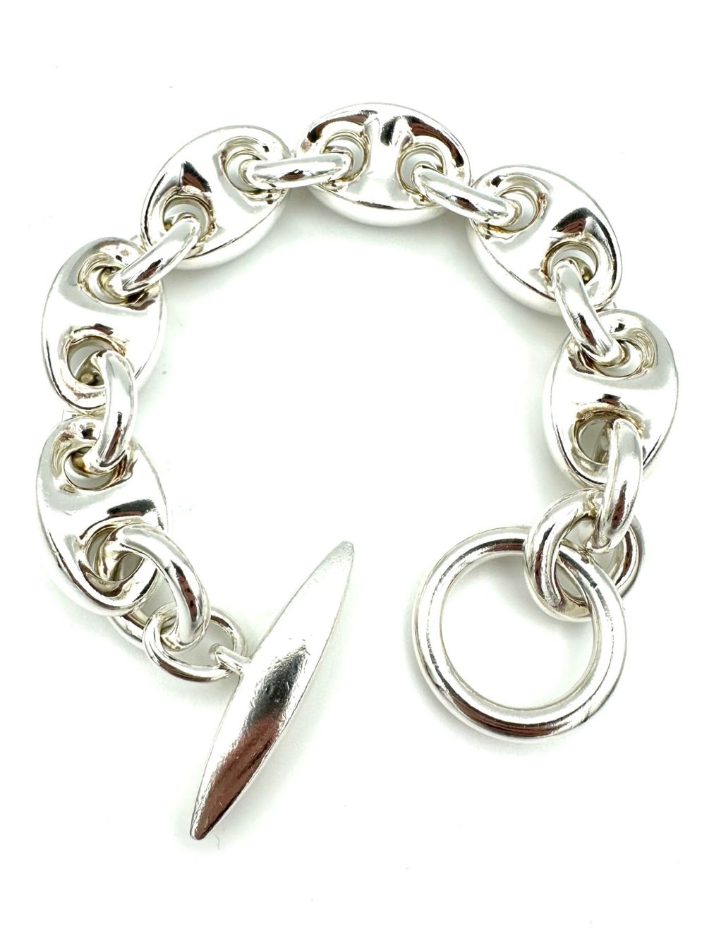 Hermès Bracciali & Braccialetti: HERMES. Collection "Neptune", rare bracelet argent 202g – Usato da Renens VD venduto da Diademe.sarl 3