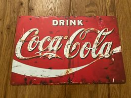 Coca Cola / Schönes Blechschild 20 x 30 CM / neu