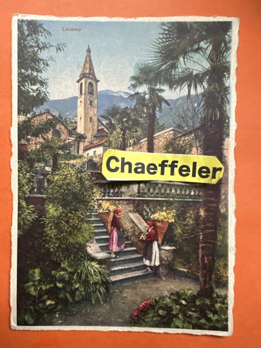 Cartoline postali: Alte Ansichtskarte Locarno 1934 mit Stempel – Usato da Zürich venduto da Chaeffeler