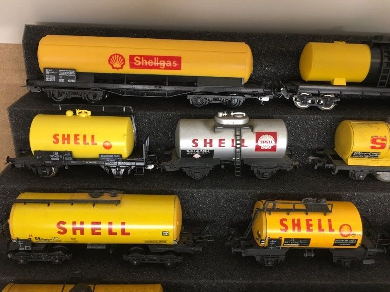 Modellini di ferrovie: Konvolut H0 Shell Kesselwagen Güterwagen – Usato da Büsserach venduto da ModellbahnDepot 1