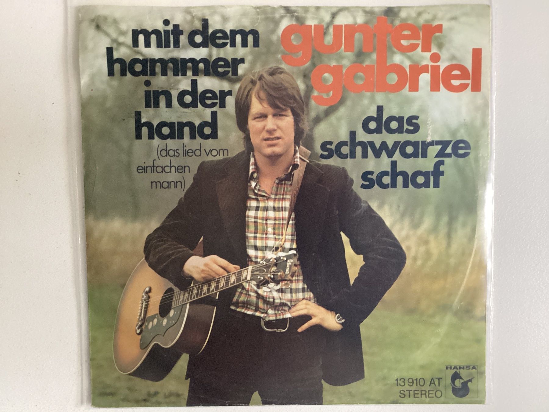 Dischi in vinile: Gunter Gabriel Single Mit Dem Hammer In Der Hand – Usato da Gutenswil venduto da Hamzian