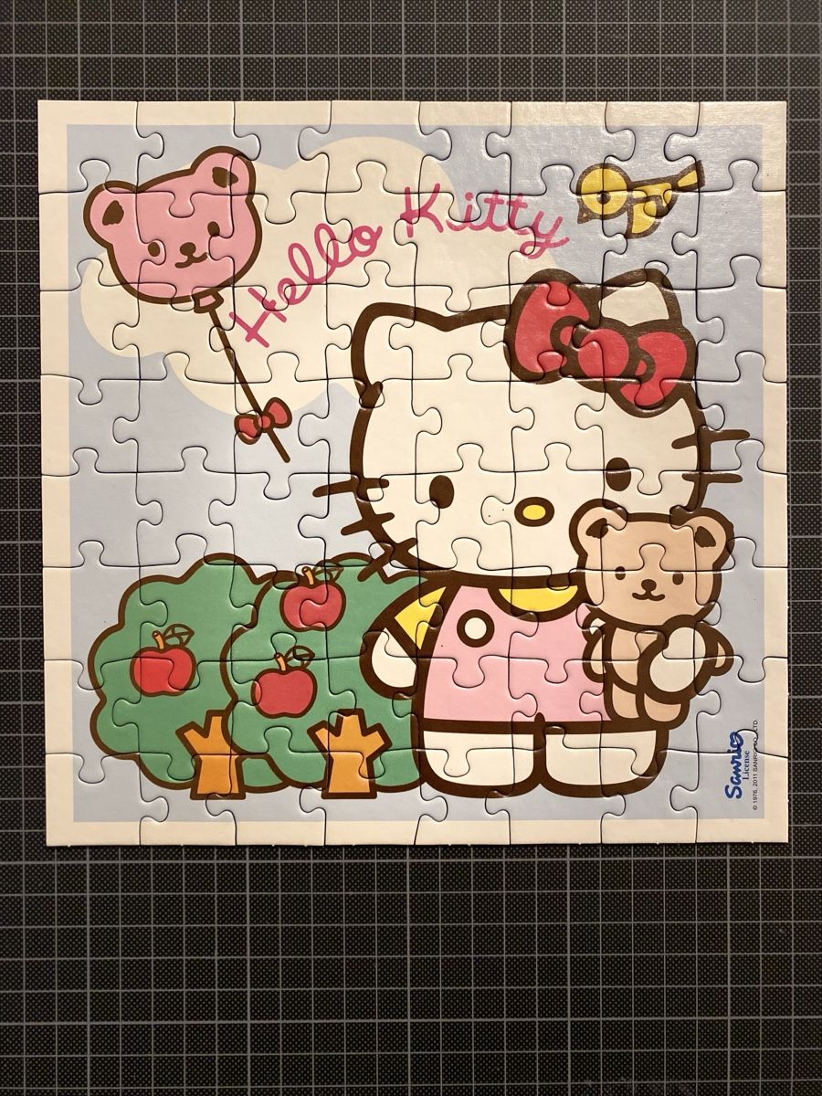 Puzzle: 4 HELLO KITTY Puzzle, SANRIO im Koffer – Usato da Niederbüren venduto da funkel06 3