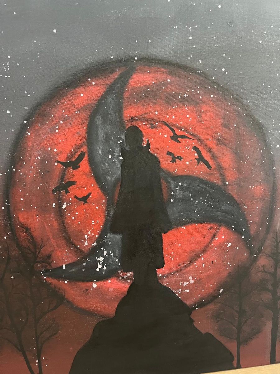 Dipinti: Gemälde Naruto Sharingan Itachi 90x70 – Usato da Zürich venduto da JasminNebl 2
