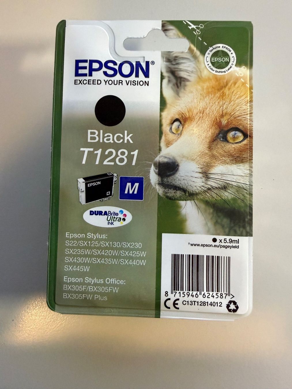 Epson Cartouches & Toner: 2 Tintenpatronen Epson T1281 black – Neuf avec emballage d'origine à Amriswil par anschla