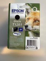2 Tintenpatronen Epson T1281 black