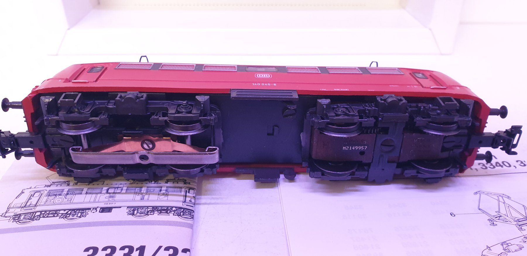 Märklin Modelleisenbahnen: Märklin DB BR140 Digital 3331 H0/AC – Neu (gemäss Beschreibung) aus Neuenhof von ludovicco 7