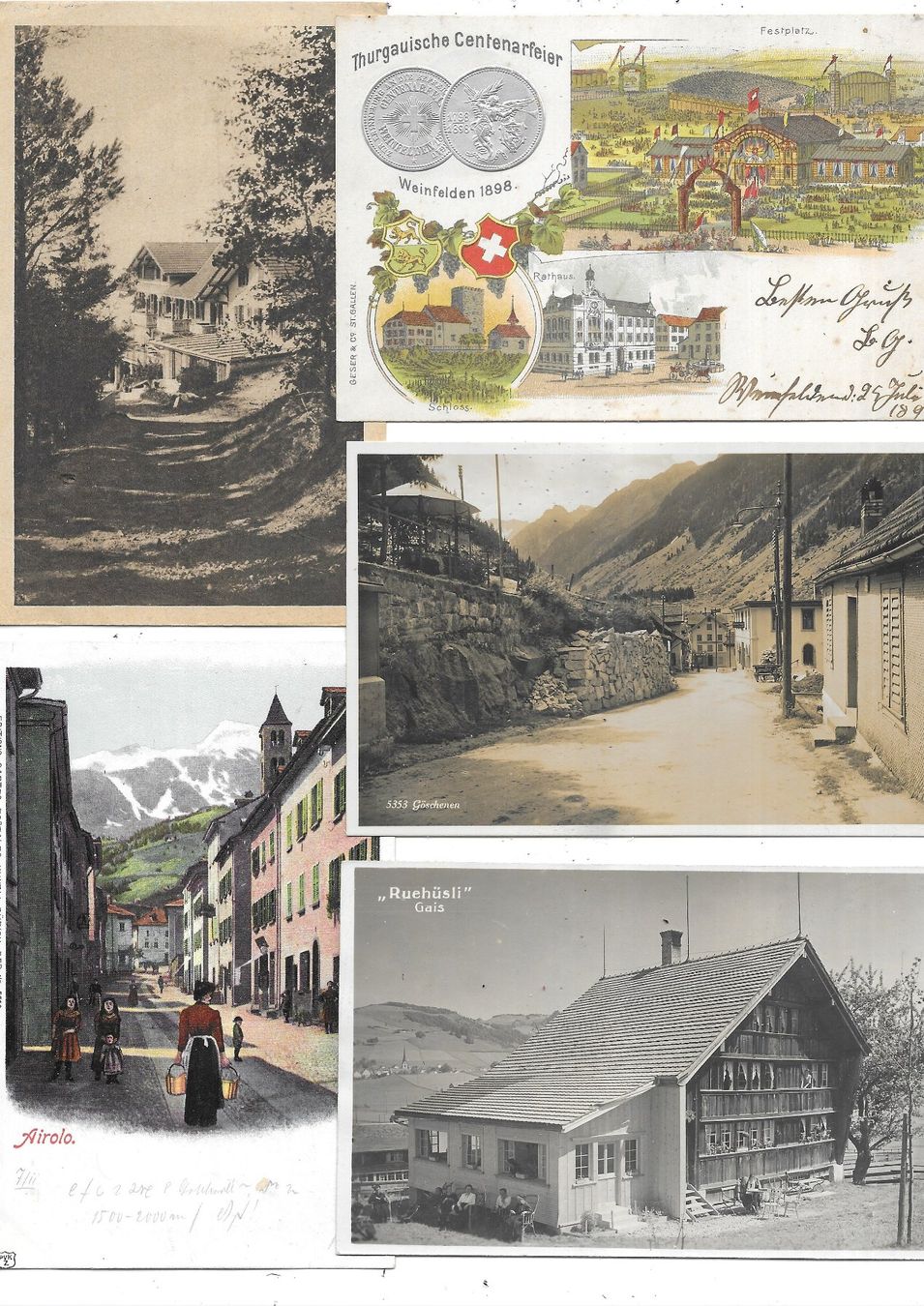 Cartoline postali: 1300 Stk kleinformatige Ansichtskarten 1900-1960 (ca.7.5 kg) – Usato da Schocherswil venduto da prinzipal60 3