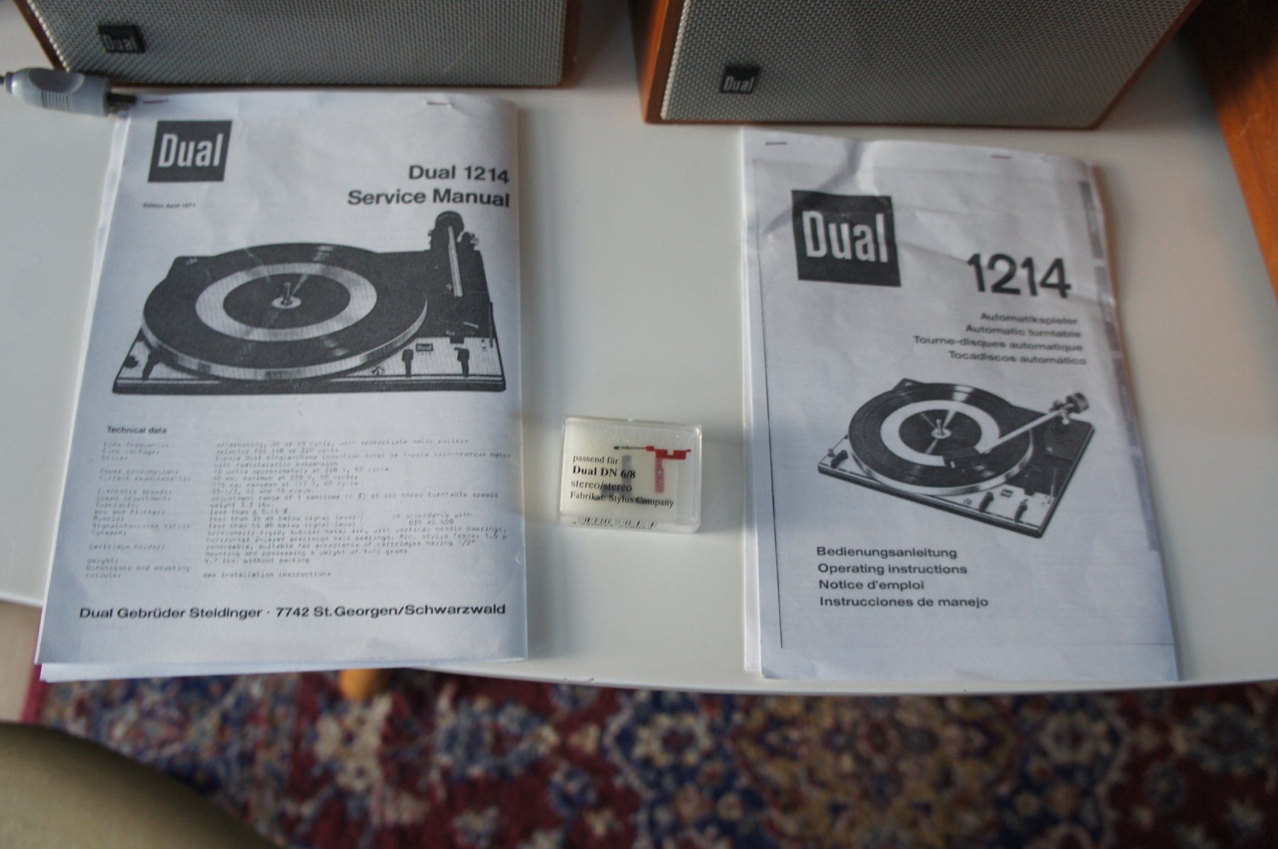DUAL COMBI AMPLIFICATEUR Tourne disque modele HS 37 1214 HiFi vintage