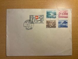 Satzbrief ohne Adresse PP 1952, Nr. 56-60, SBK 65.-