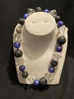 Modeschmuck Kette mit Lava Steinen