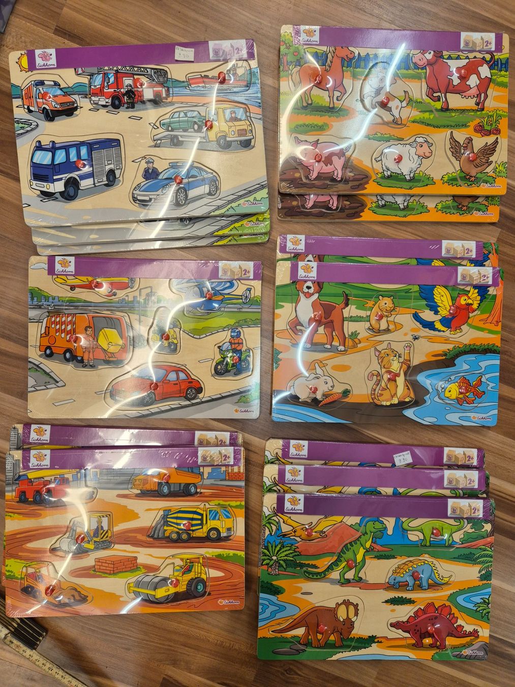 Eichhorn Puzzle: 1 Holzpuzzle Eichhorn div. Sujets – Nuovo e nell'imballaggio originale da Schwarzenburg venduto da Flamingo07