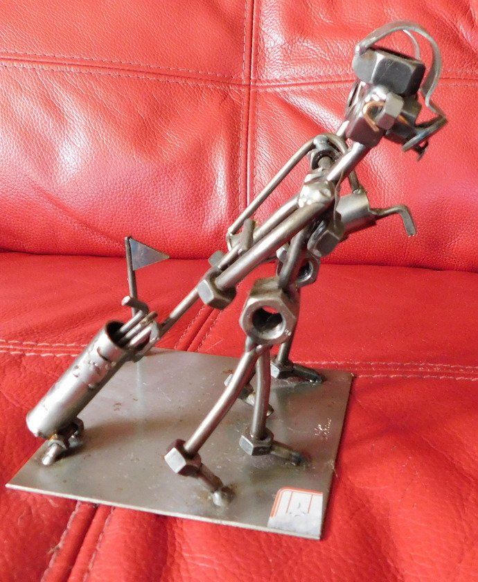 Skulpturen & Statuen: Schraubenmännchen, Golfer – Gebraucht aus Villnachern von Schnugelchen 2