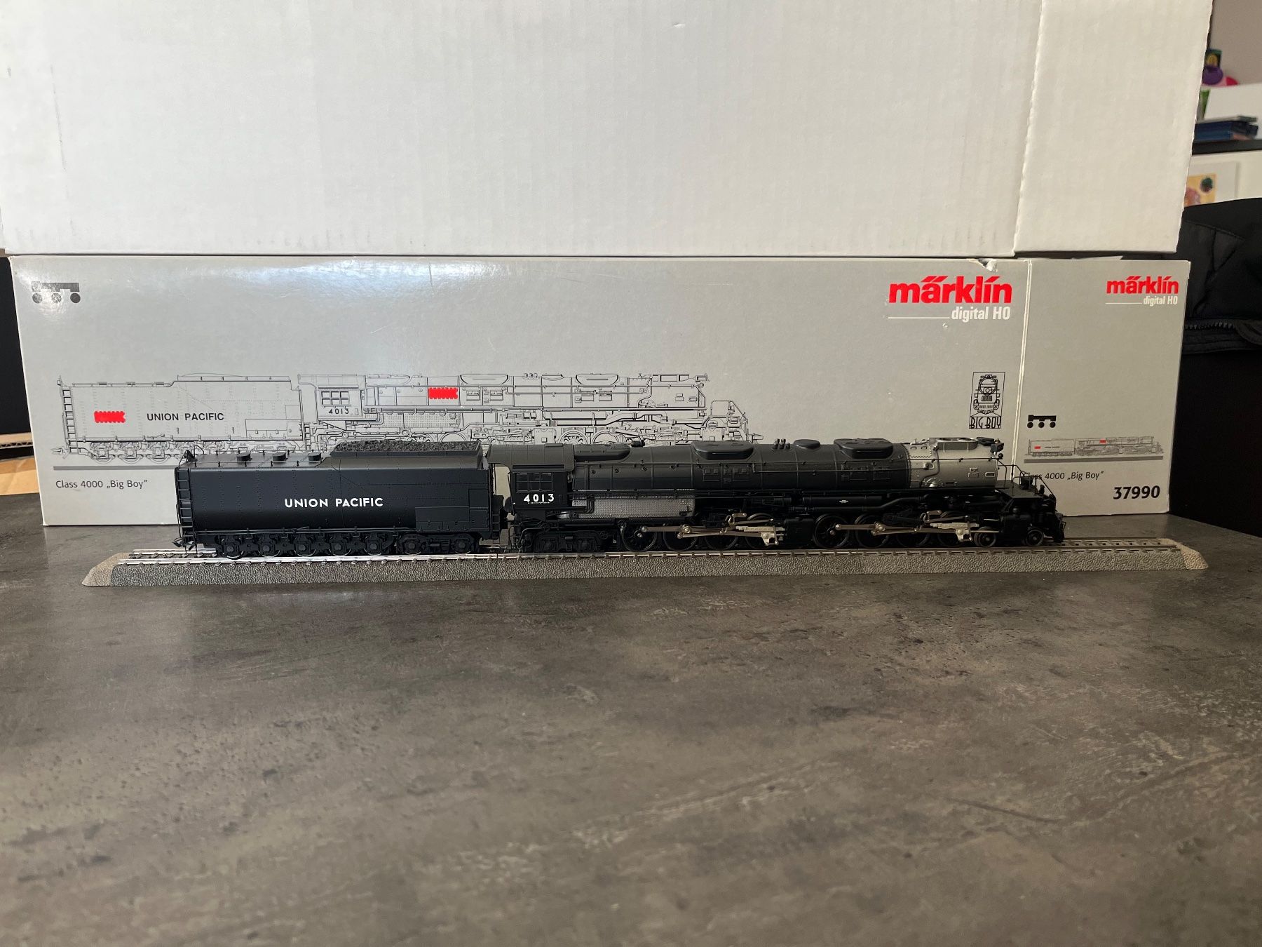 Märklin Modellini di ferrovie: Marklin 37990 Big Boy Digital with Smoke Generator – Usato da Collombey venduto da miss_darkangel 1