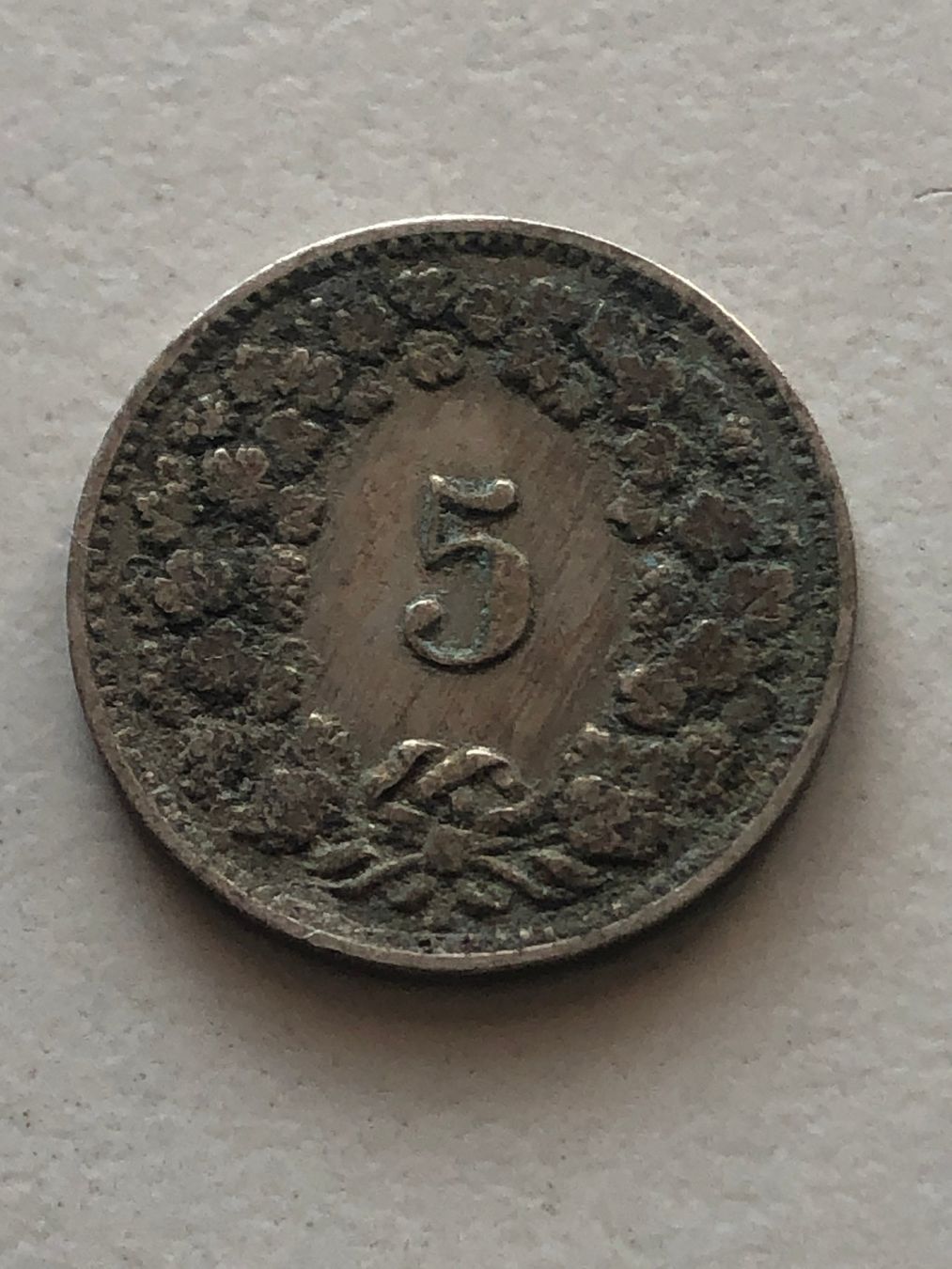 Tutti le monete: 5 Rp. 1890 – Usato da Schötz venduto da Odpa 1