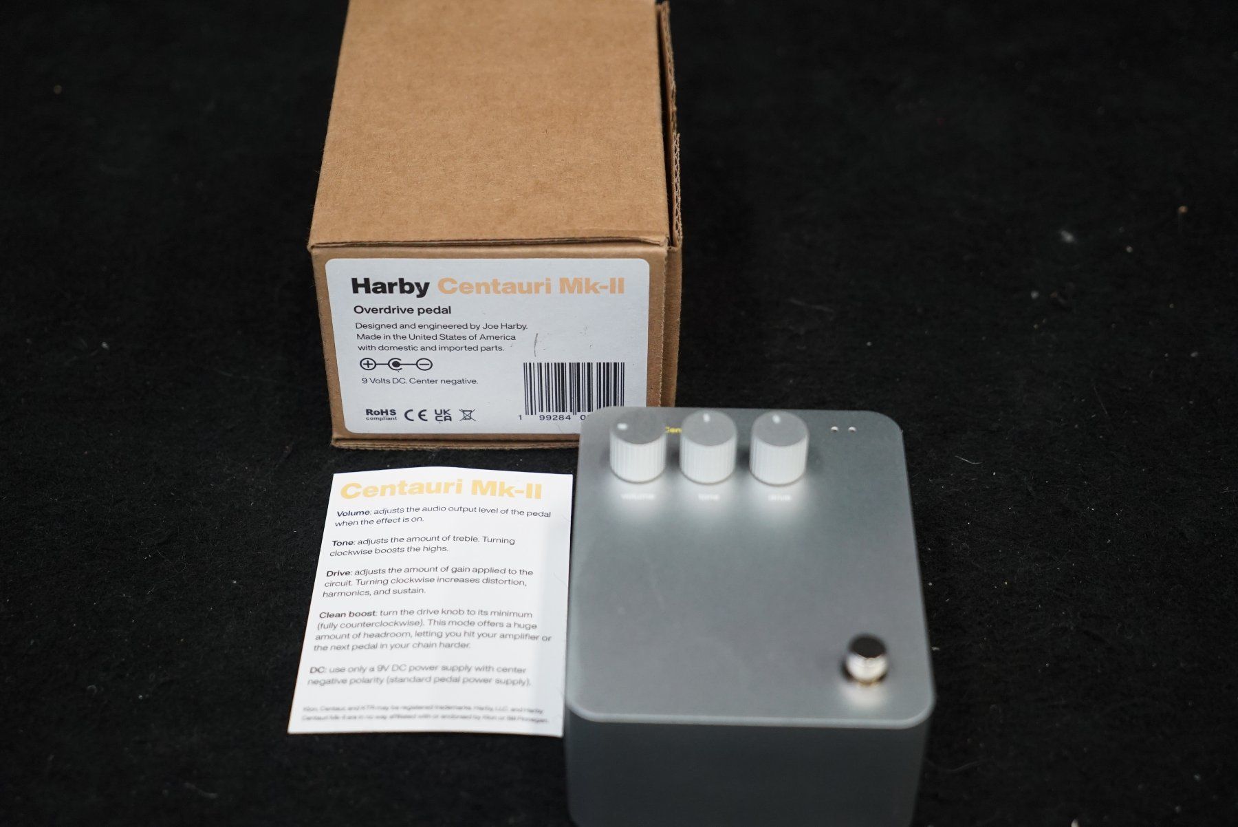 Strumenti musicali: Harby Centauri Mk-II Overdrive Pedal – Usato da Ortschwaben venduto da Musictrade 1