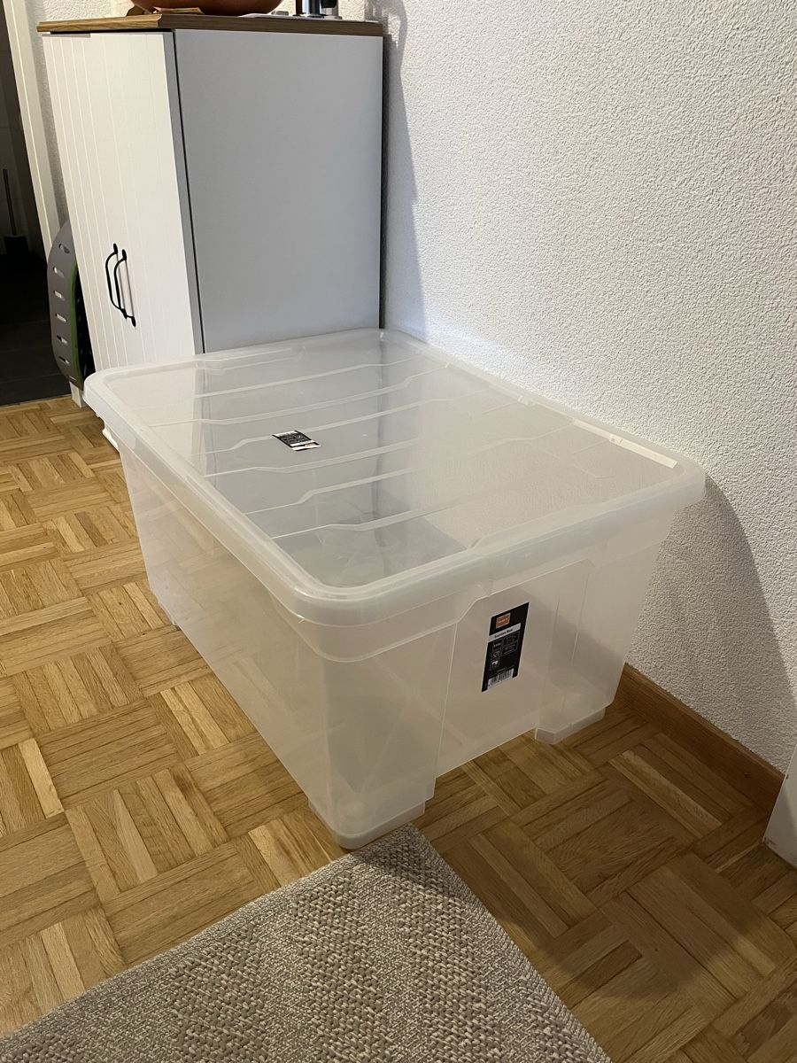 Contenitori & Simili: Allzweckbox / Aufbewahrungsbox mit Rollen & Deckel – Usato da Nidau venduto da Kiwi087