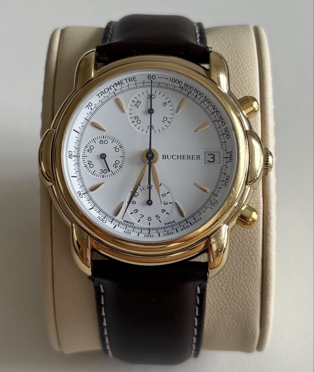 Bucherer Orologi: Bucherer Chronograph Valjoux 7760 Handaufzug – Usato da Winterthur venduto da LaBodega