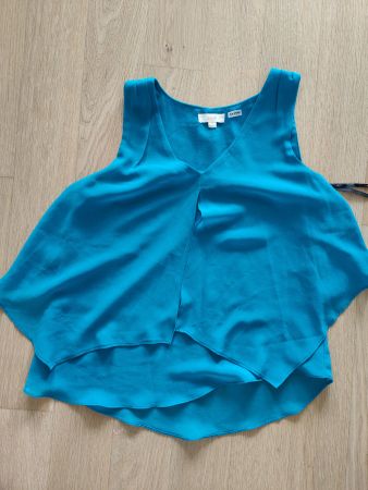 E M Damen Top Elegant Blau S - Perfekt für stilvolle Anlässe