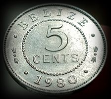 BELIZE 5 CENTS 1980 UNZ.