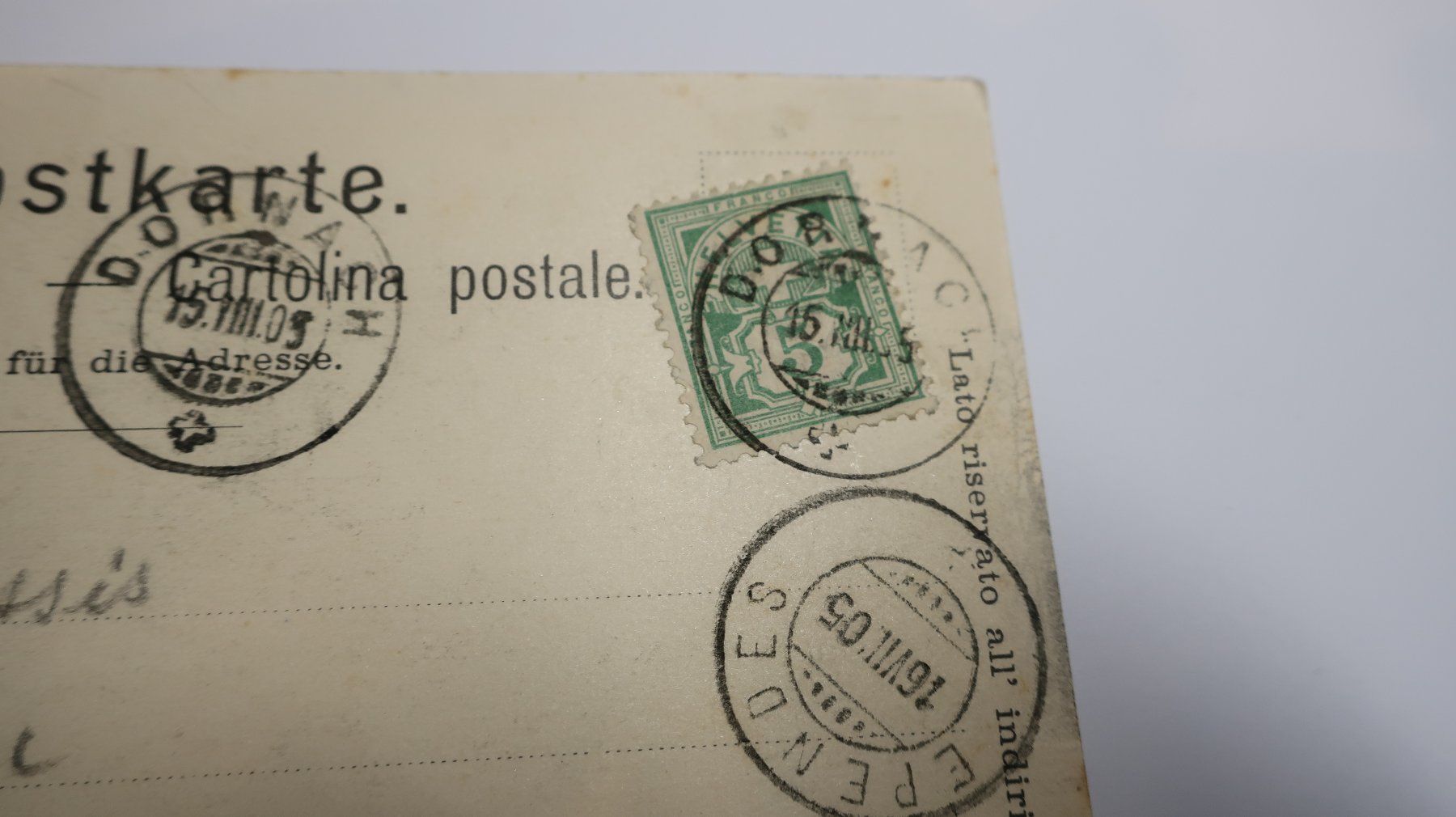 Cartoline postali: Basel - Aeschenplatz  1905 – Usato da Cormoret venduto da Pascalll2001 4