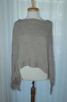 Poncho mit Glitzerfaden Damen Grösse One Size guter Zustand