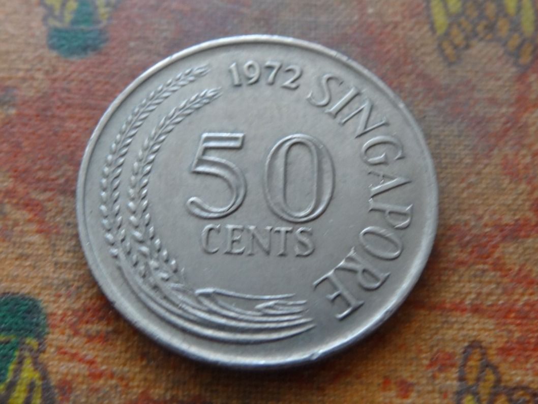Tutti le monete: SINGAPOUR  50  Cents  1972 – Usato da Romanel-sur-Lausanne venduto da Swift13 1
