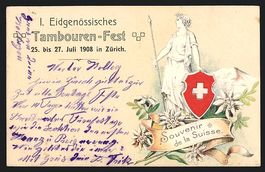 Präge-AK Zürich, I. Eidgenössisches T