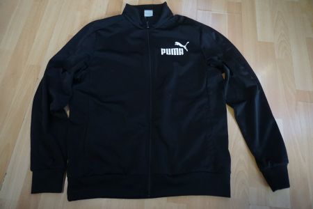 Schwarze Puma Trainingsjacke für Herren, Grösse L