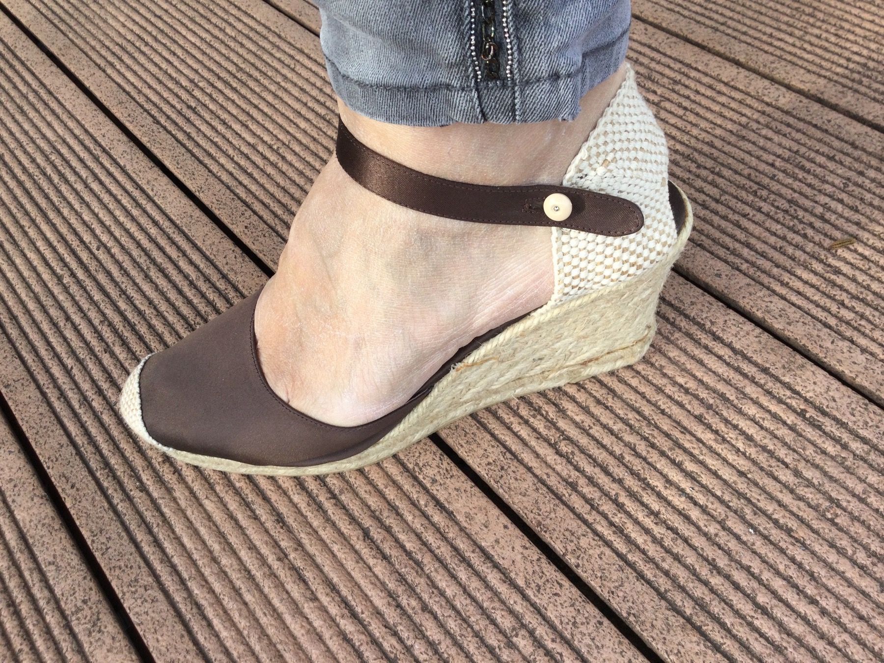 Scarpe da donna: Espadrilles Chaussures marron, made in Spain – Nuovo (secondo la descrizione) da Agiez venduto da chouchanelle