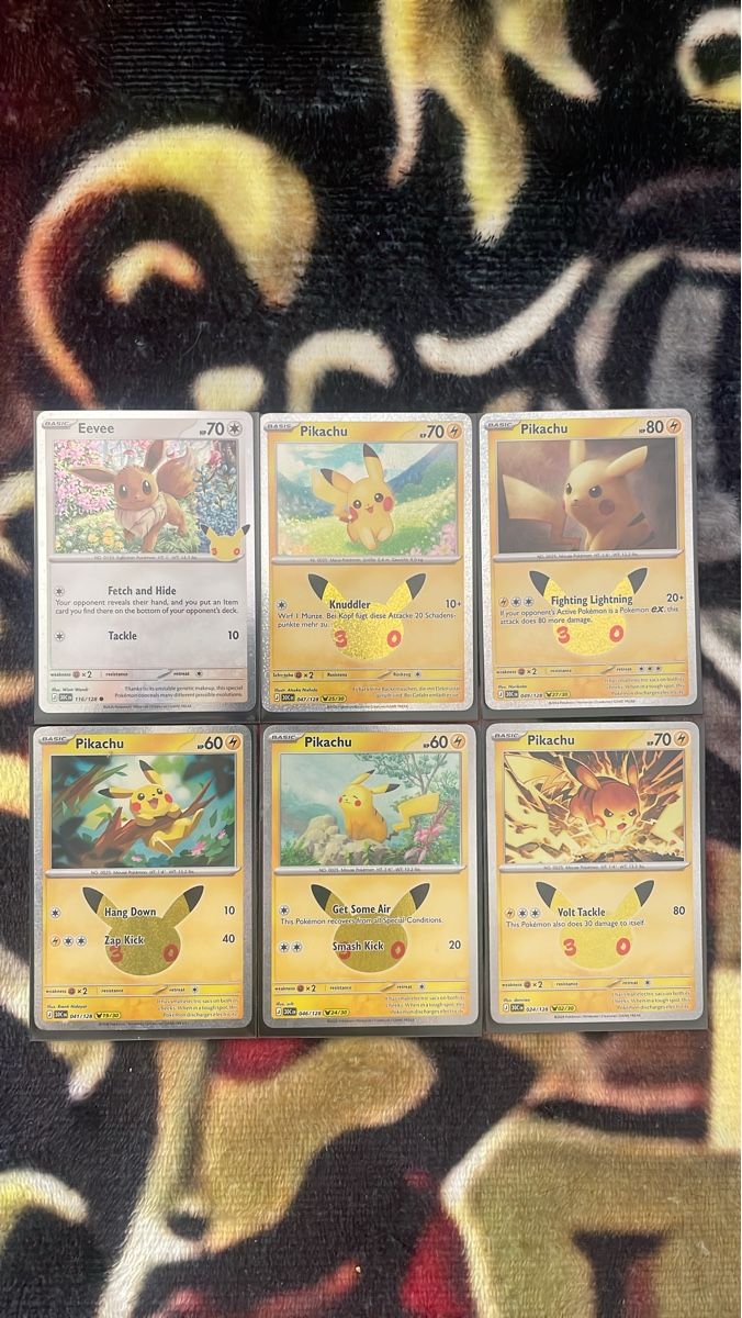 Pokémon Carte collezionabili: Eevee & Pikachu cards/30th Celebration Set – Nuovo (secondo la descrizione) da Worb venduto da Diglett