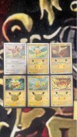 Eevee & Pikachu cards/30th Celebration Set