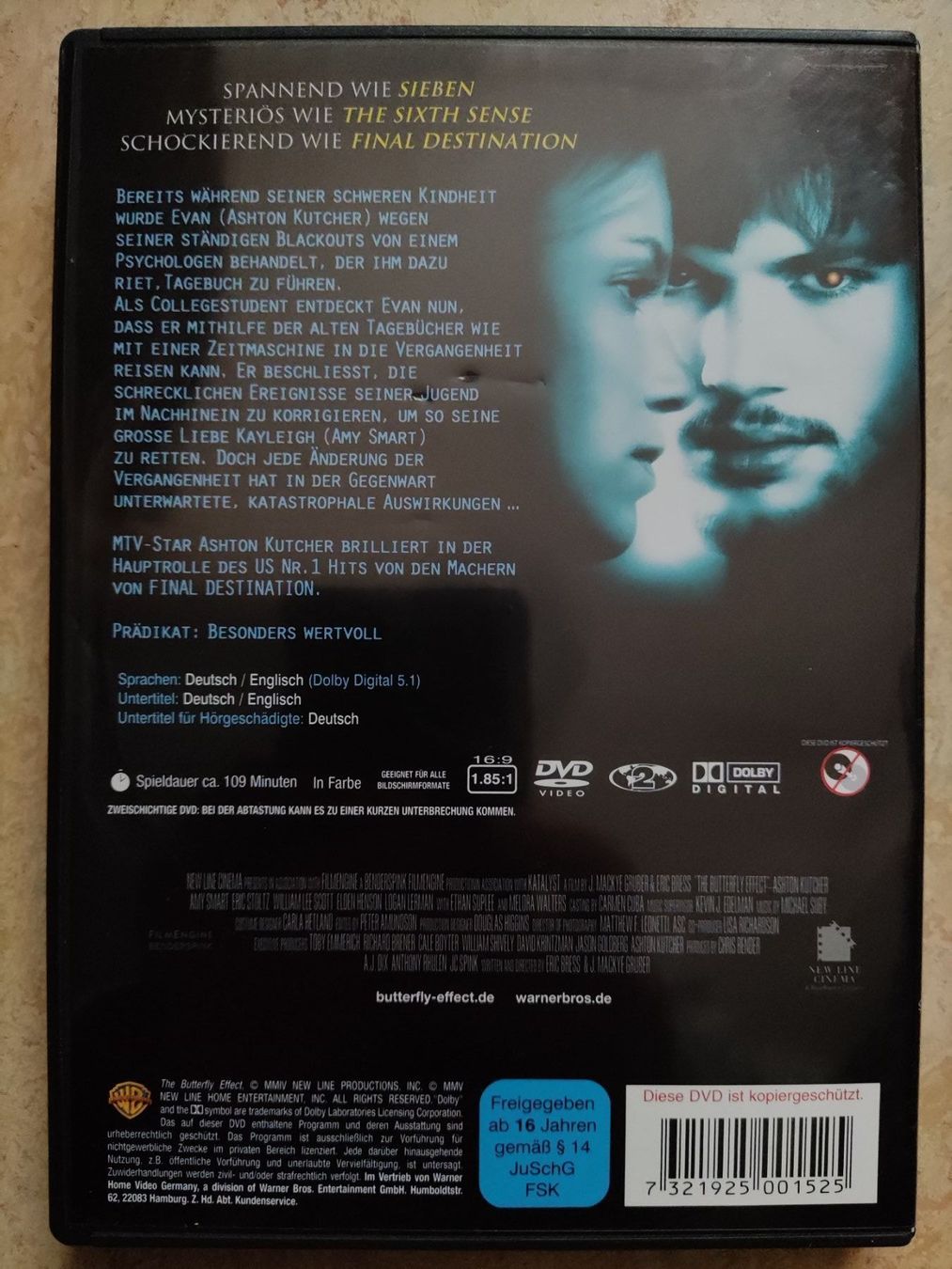 Alle DVDs: Butterfly Effect – Gebraucht aus Basel von Alacant 1