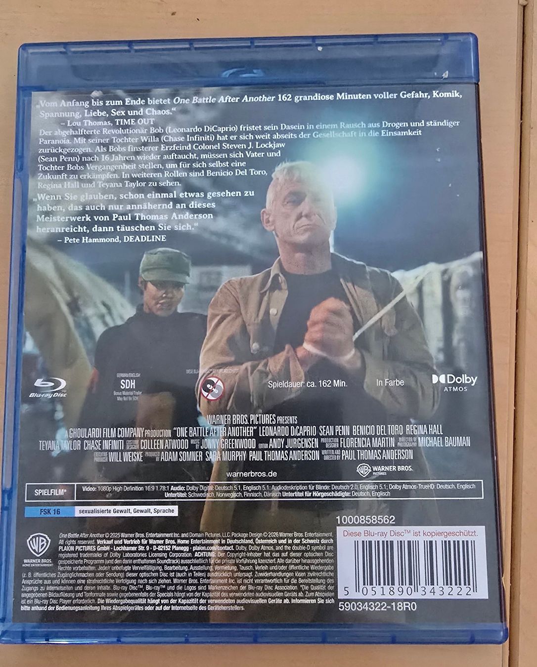 Tutti i DVDs: Neuwertige Blu-Ray "One Battle After Another – Nuovo (secondo la descrizione) da Bargen BE venduto da Nebucadnezar 1