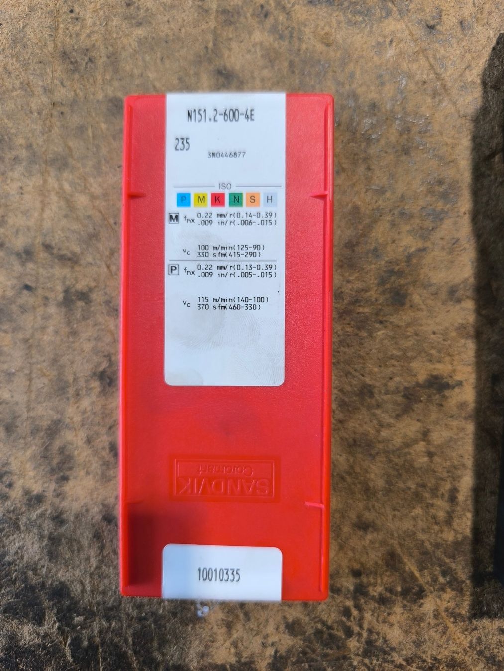 Sandvik Tutti gli attrezzi: 2x Einstechstahl / Wendeplattenhalter inkl. Platten MP026 – Usato da Arbon venduto da millpoint 3