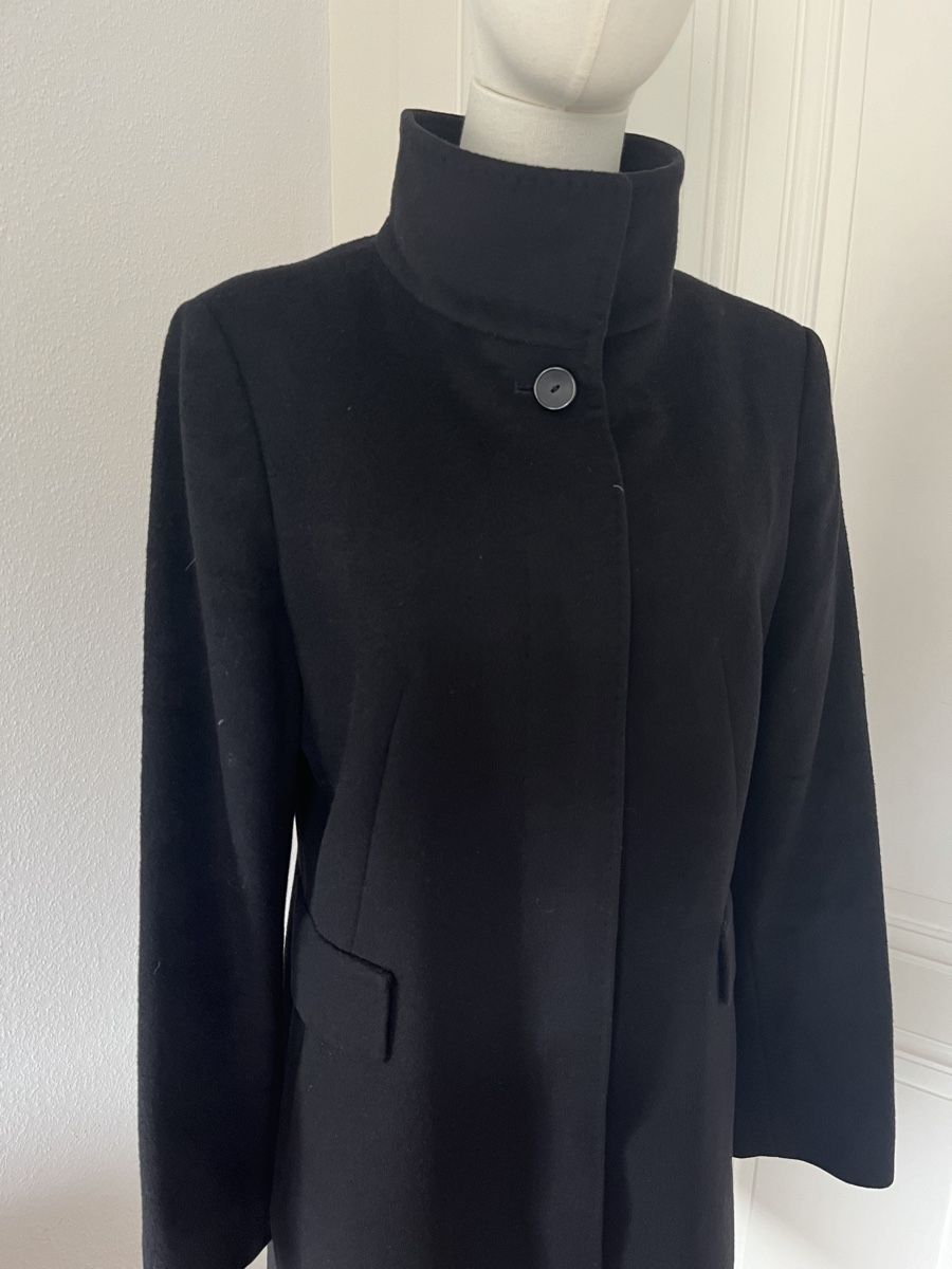 Max Mara Cappotti: Max Mara Studio Black Wool Coat - Excellent! – Usato da Mies venduto da nic_yk5d 2