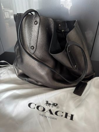 Coach Handtasche Shopper Grau Top Zustand gemäss Bilder