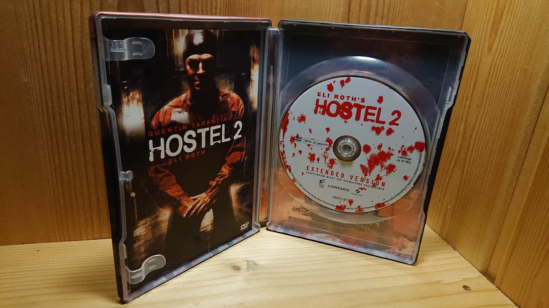 Tutti i DVDs: HOSTEL 2 auf DVD Steelbook Extended Version – Usato da Wilderswil venduto da Exebub 2