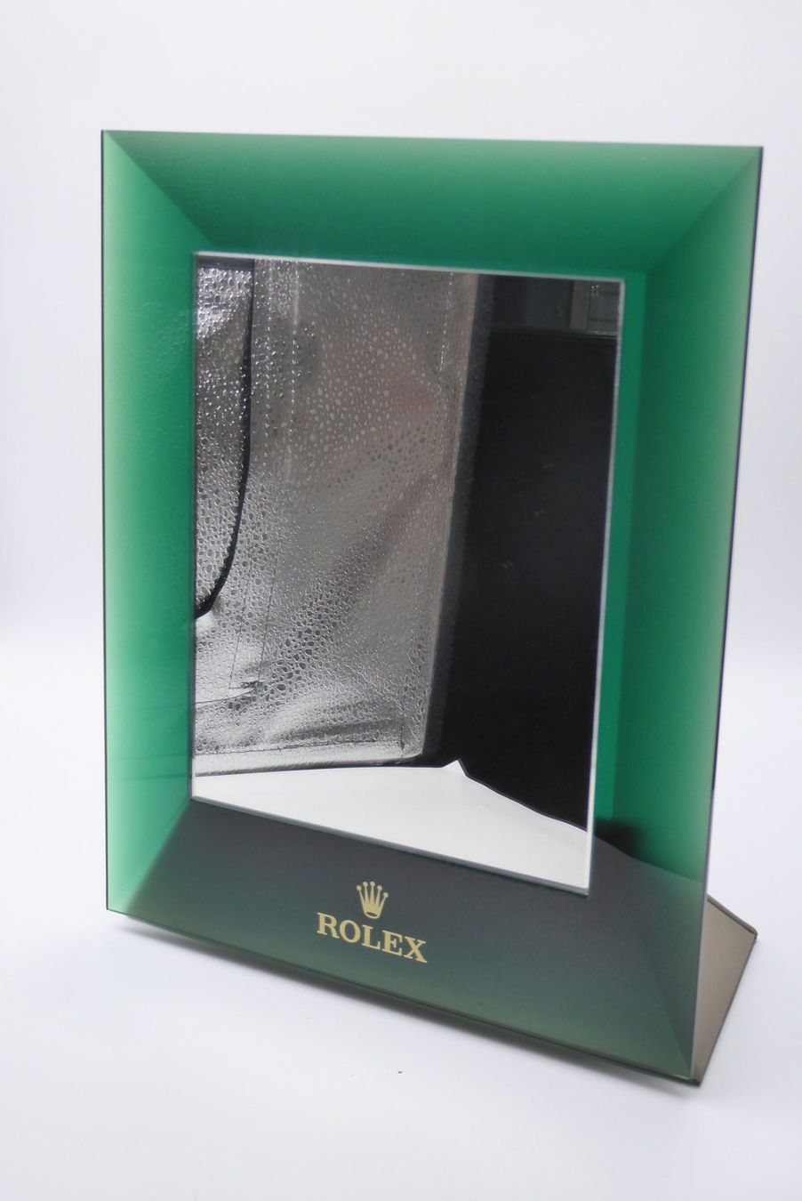 Rolex Scatole porta orologi: Rolex Mirror dealer desk-display green – Nuovo (secondo la descrizione) da Geneve venduto da adr_xk6n