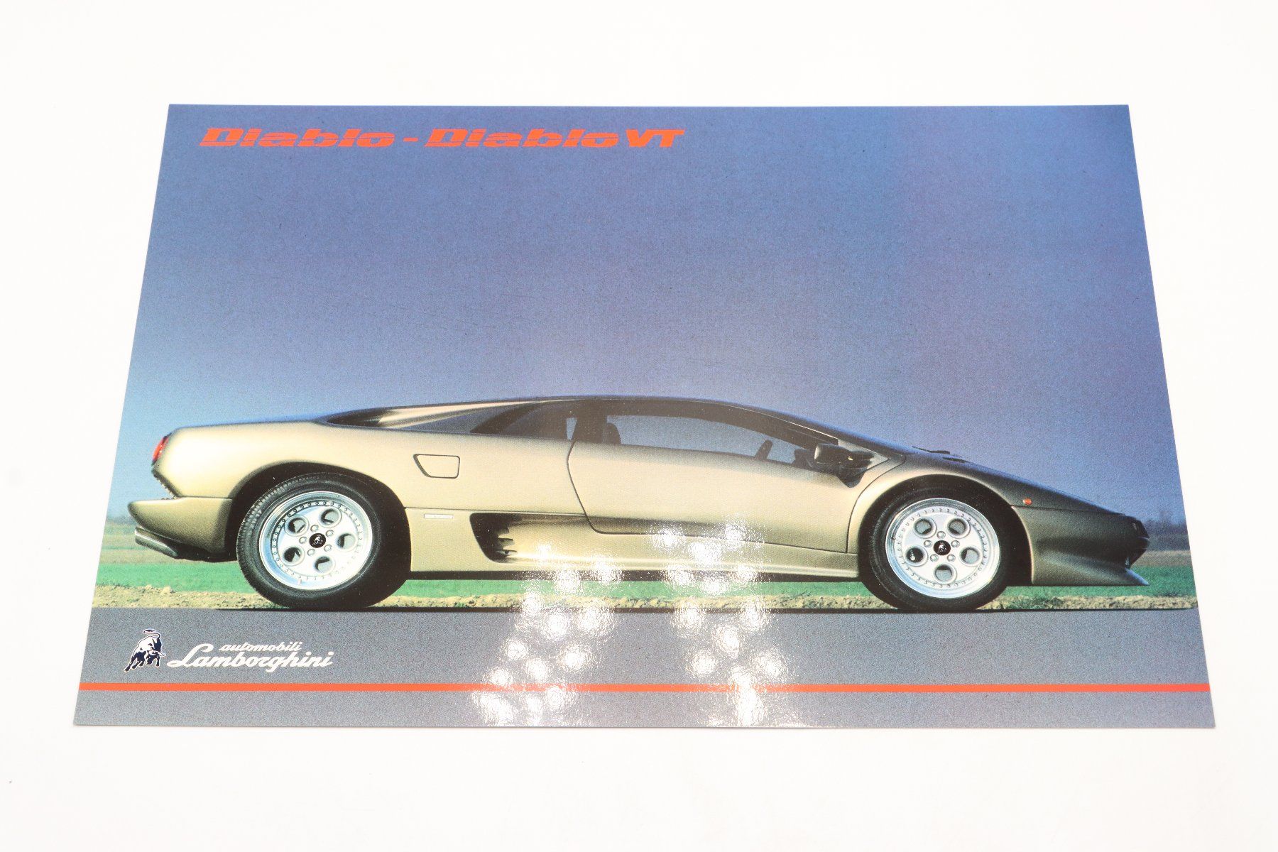 Lamborghini Dokumente: Lamborghini Diablo VT 1995 Prospektblatt – Gebraucht aus Bühl b.Aarberg von Collectorpassions 2