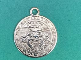 “Azteca” Vergoldet Anhänger (2.5cm)