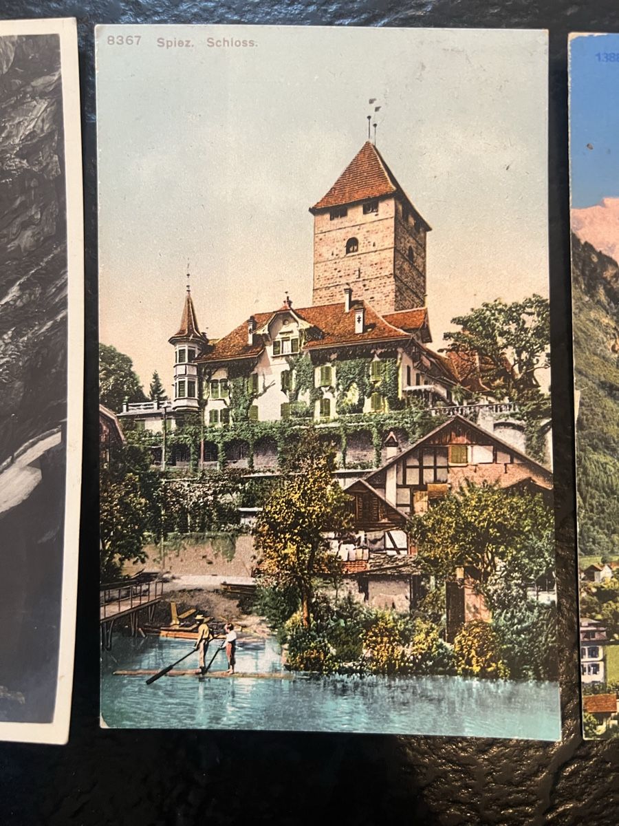 Ansichtskarten: 6 Ansichtskarten Schweiz interlaken/spiez/bern – Gebraucht aus Laufen von Belezza 3