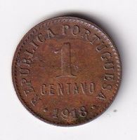 Portugal  centavo 1918