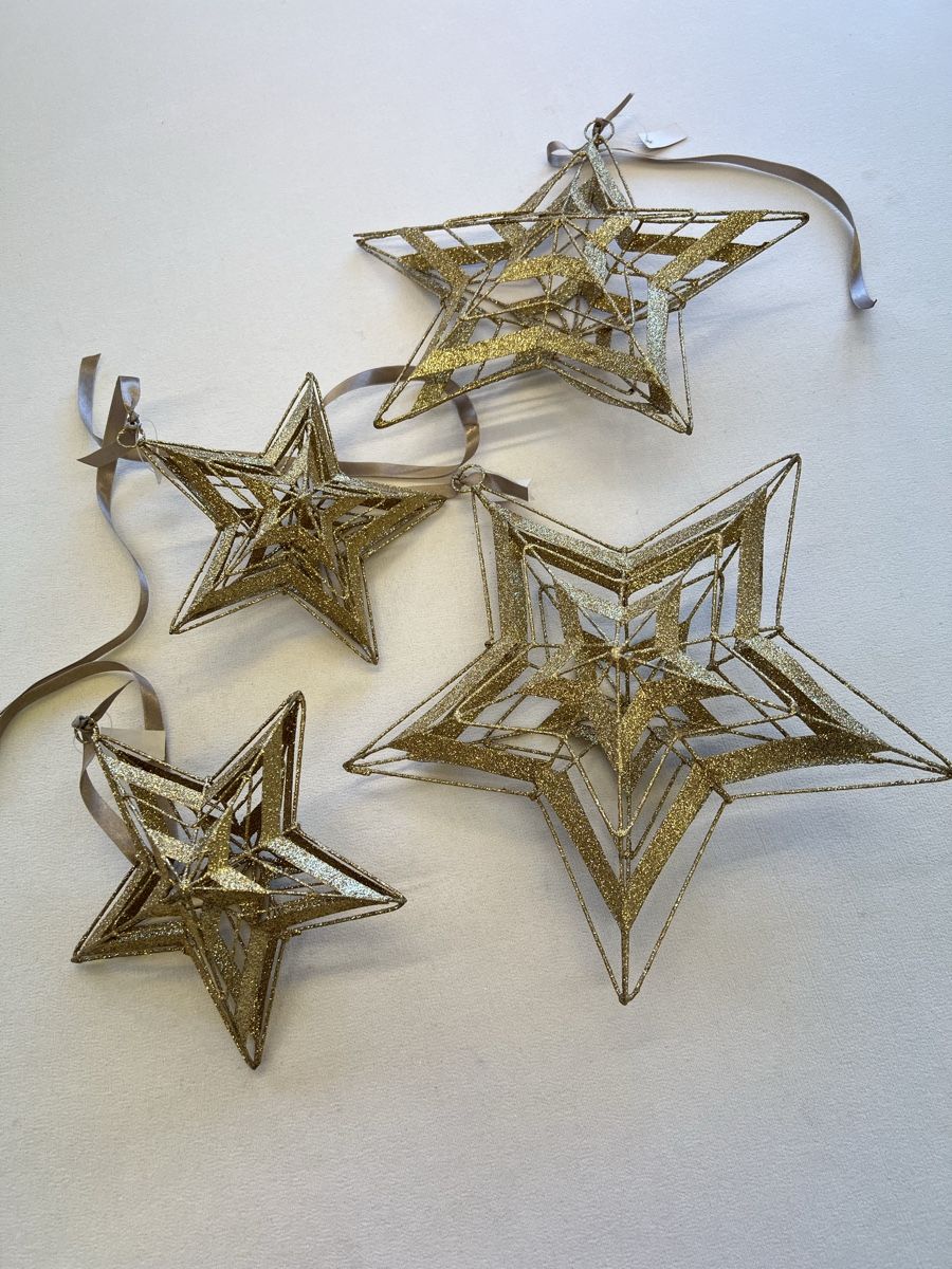 Alle Dekorationen: Weihnachtssterne golg glitzer – Neu (gemäss Beschreibung) aus Winterthur von hannes1812