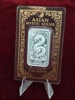 1 OZ Silberbarren Drache Asian Mystic Series Auflage 888