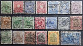 Deutsches Reich ex. Kat. 31-95 gest. 1875/1915
