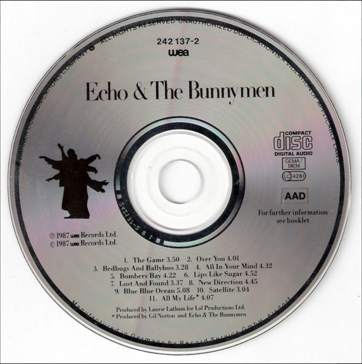 CD: Echo & The Bunnymen – Echo & The Bunnymen – Usato da Brunnen venduto da Barfly5 2